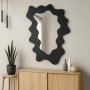 Lustro nieregularne w ramie mdf - MISTY – Blobs Mirrors